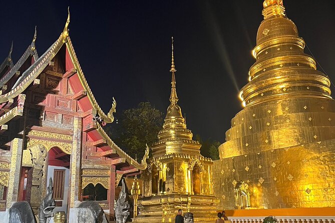 Chiang Mai Temples and Market Tuk-Tuk Evening Night Tour - Wat Chedi Luang and the great stupa
