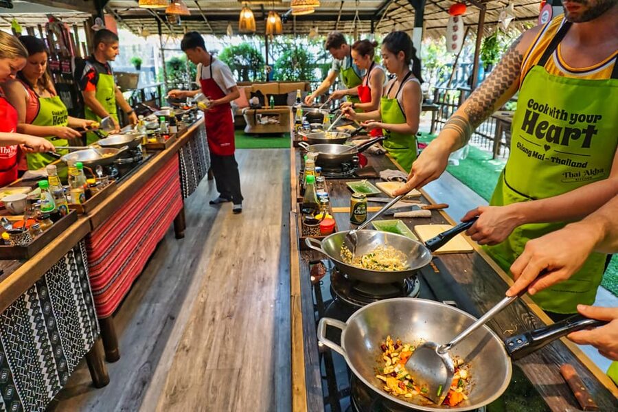 Chiang Mai: Traditional Thai-Akha Cooking Class& Market Tour - Desserts bring the meal to a proper finish