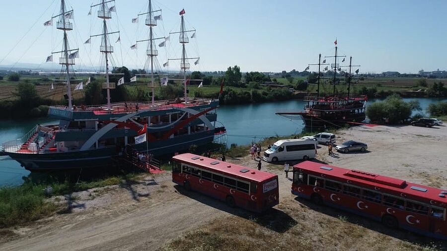 City of Side: Boat Tour on the Manavgat River w/ Bazaar Trip - Swimming where river and sea meet