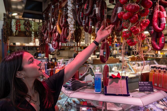 Classic Athens Food Tour with Local Drink & Market Visit - Secret stops for olives, nuts, fruit, and local snacks