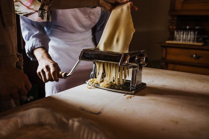 Cooking Class and Lunch at a Tuscan Farmhouse with Local Market Tour from Florence - Cooking four Tuscan courses