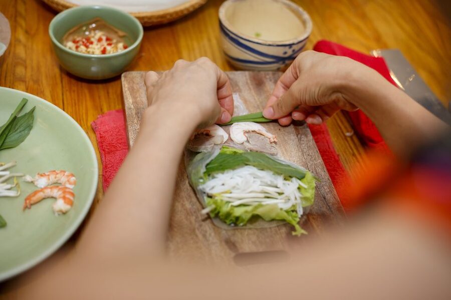 Cooking Class with Ben Thanh Market visit - Cooking three courses from 10 AM to 1 PM