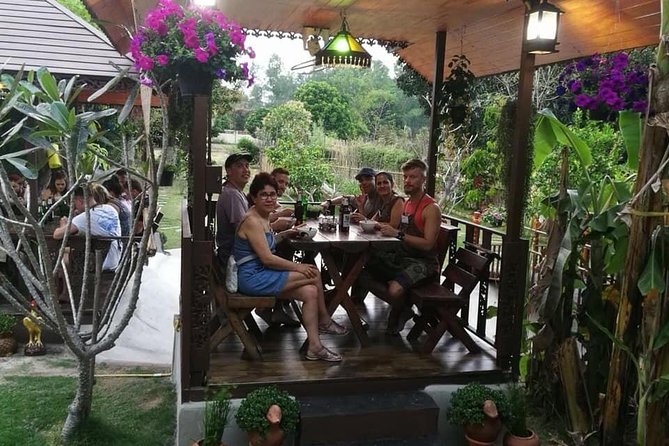 Cooking Evening Class Chiang Mai Visit Organic Garden and Market - Eating in air conditioning or beside the garden