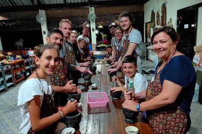 Cooking Evening Class Chiang Mai Visit Organic Garden and Market - The staff create the best part of the evening