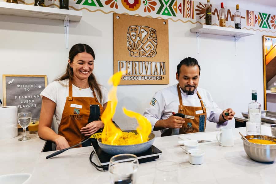 Cusco: Peruvian Cooking Class, Cocktails & Local Market Tour - Starting at San Pedro Market in central Cusco