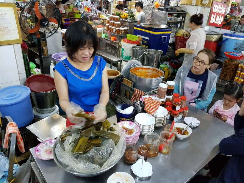 Da Nang: Con Market And Seafood Street Experience - Bun Cha Ca and a northern dish with a Da Nang accent