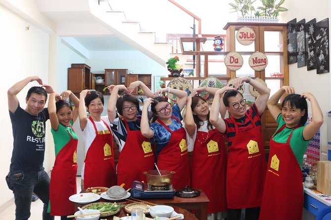 Da Nang Cooking Class with Coffee Tasting and Market Visit - Four dishes and a family-style lunch