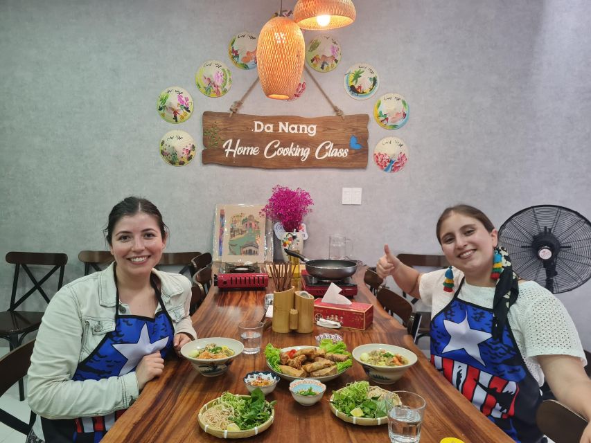 Da Nang Cooking: Market tour, farming, and cooking class - Cooking four Vietnamese dishes by hand