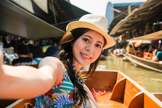 Damnoen Floating Market & Optional Erawan Water Waterfall Tour - Key points at a glance
