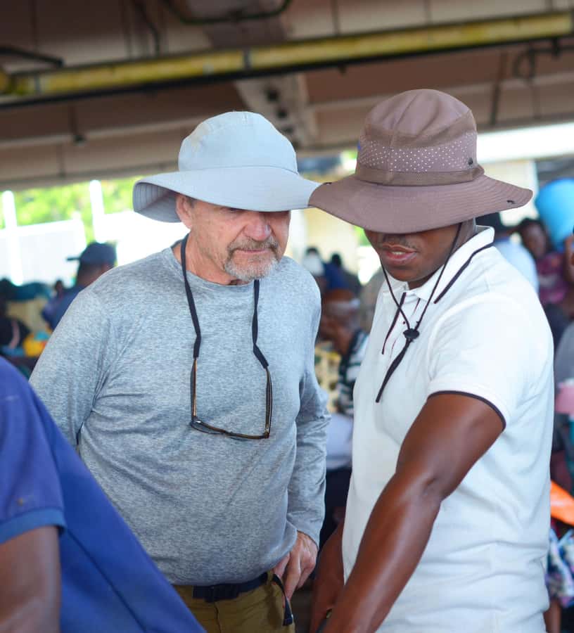 Dar es salaam Fish Market Adventure - Fish cleaning through local family methods