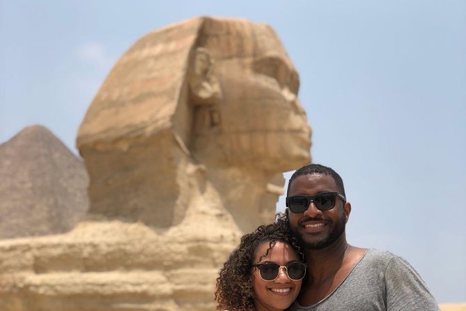 Day Tour to Giza pyramids sphinx Egyptian museum bazaar camel ride Nile cruise - The included 30-minute camel ride