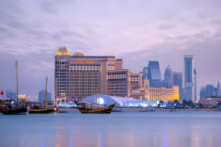 Doha: 2 Hour City Tour - Souq Waqif | Msheireb | West Bay - Pausing beside the Museum of Islamic Art