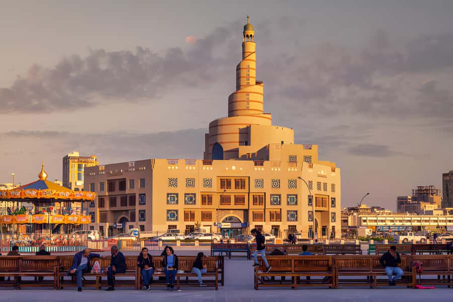 Doha: 2 Hour City Tour - Souq Waqif | Msheireb | West Bay - Driving through West Bay’s modern skyline