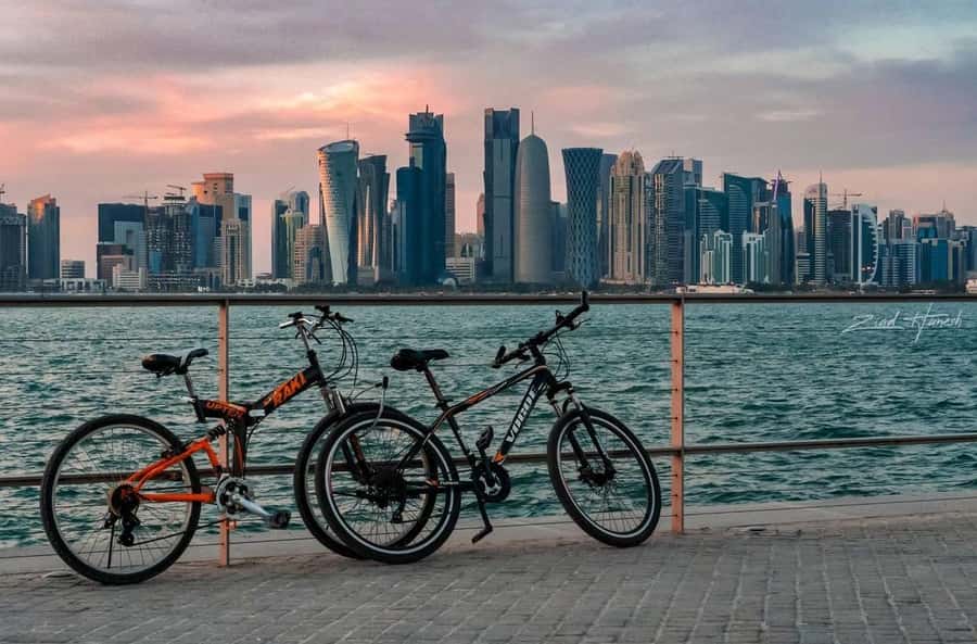 Doha: City Tour,Corniche,Souq Waqif,The Pearl,and Katara - West Bay, the Grand Mosque, and the final city views