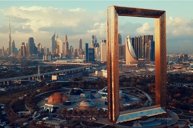 Dubai City Tour: Frame Tickets, Creek, Souks, Blue Mosque & Abra - Pickup, transport, and the shape of the morning