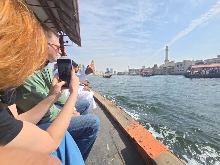 Dubai: Guided City Walking Tour to Spice and Gold Souk - Pickup, timing, and practical comfort
