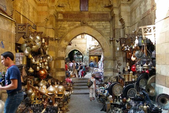 Egyptian Museum Alabaster Mosque Hanging Church and Khan Bazaar from Cairo - Old Cairo: the Hanging Church and Ben Ezra Synagogue