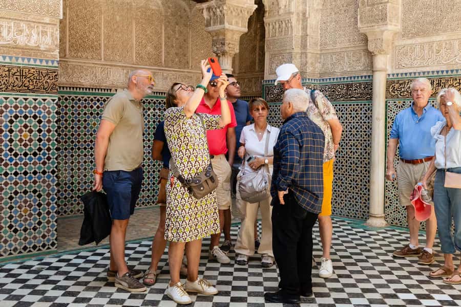 Fes: Attarine Madrasa, Museum, Tannery, Souk and Medina Tour - Attarine Madrasa and Marinid design