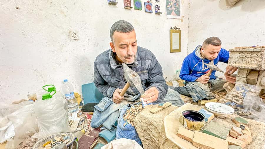 Fes: Attarine Madrasa, Museum, Tannery, Souk and Medina Tour - Through the souks of textiles, spices, and copper