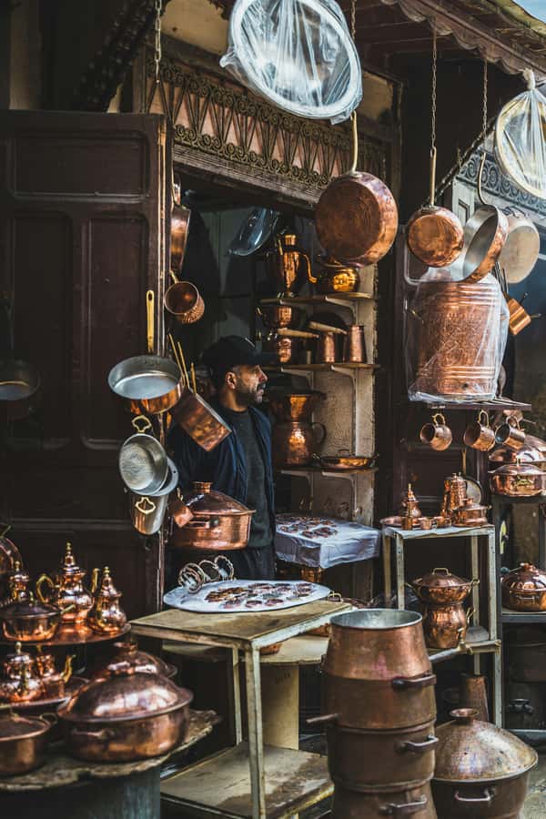 Fes: Royal Palace, Madrasa, Tannery & Souks and Medina Tour - Chouara Tannery: unforgettable, fragrant, and commercial