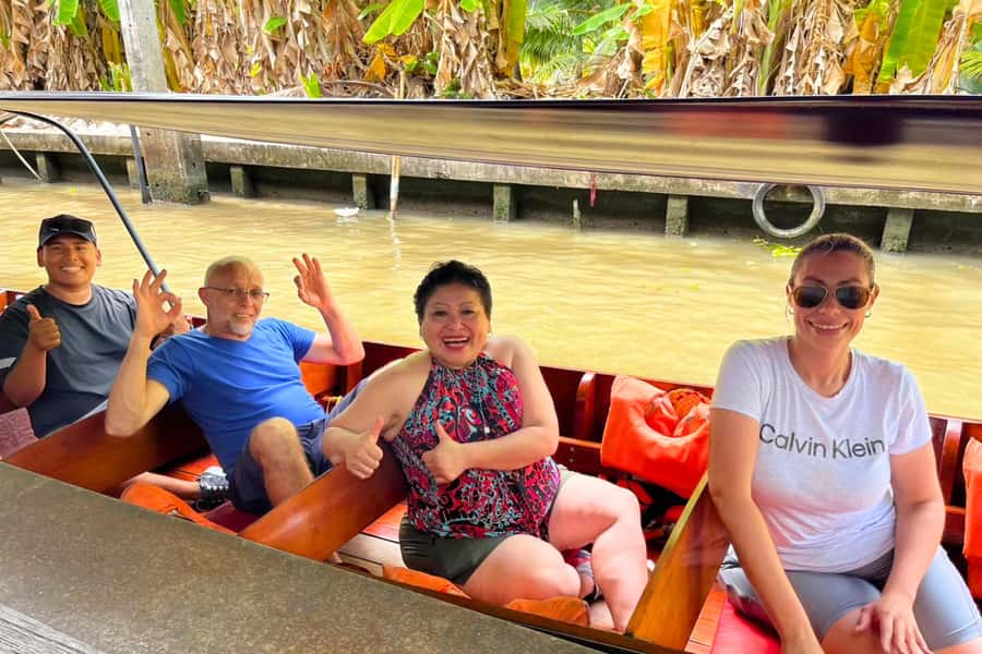 Floating and Railway Market with Waterfall Option: Private - What the private format adds at $138 per person
