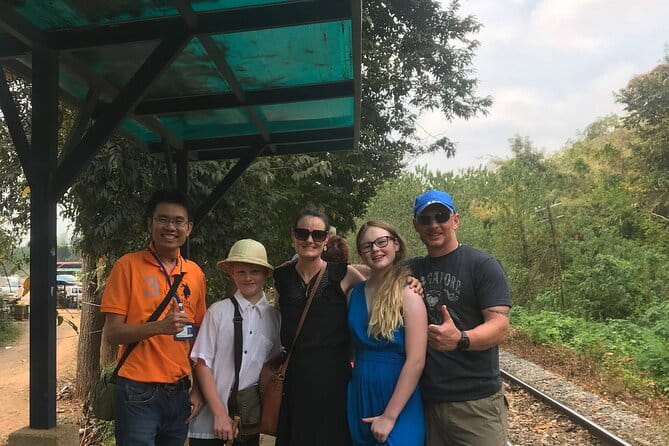 Floating and Railway Markets and Erawan Waterfall (Group Tour) - The River Kwai Bridge at day’s end