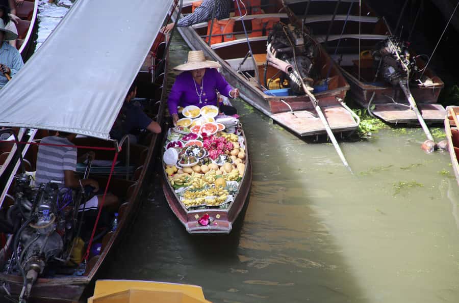 Floating Market Full-Day Bicycle Tour from Bangkok - Maeklong Railway Market and the five-minute train drama