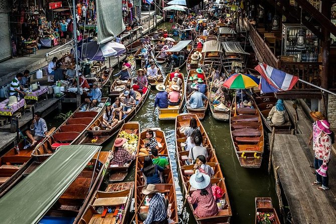 Floating Market & Railway Market Bangkok - Leaving Bangkok early in an air-conditioned vehicle