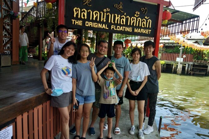 Floating & Railway Markets and Erawan Waterfall [Optional Luxury] - Cruising Damnoen Saduak by motorboat