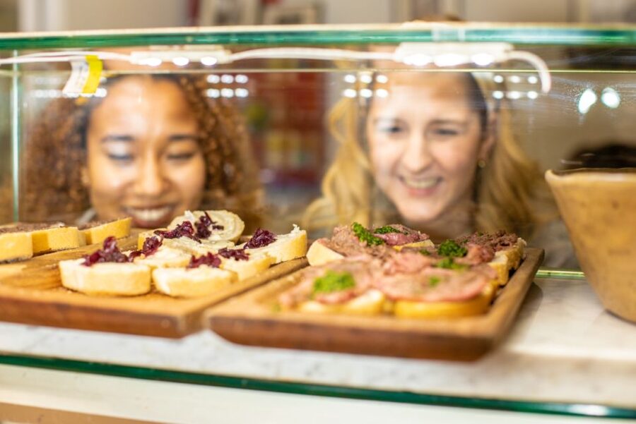 Florence: Grocery Market Food Tour and Tastings with a chef - Salami, prosciutto, and finocchiona