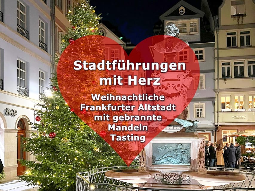 Frankfurt: Christmas Market & Old Town Tour 60 min-daily 16:00-in German - Key points to know before you book