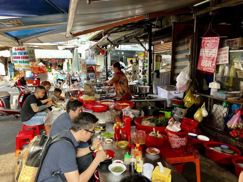 Free E-Sim Saigon Foodie Market Tour - Ho Thi Ky Flower Market becomes the evening food hub