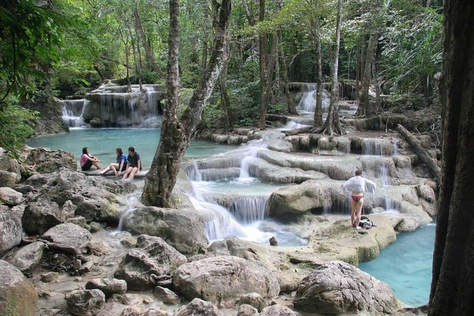 From Bangkok : Damneon Saduak Floating Market & Erawan Waterfall - What the guide adds to the day