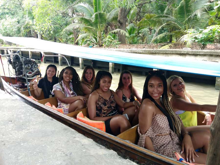 From Bangkok: Floating & Railway Markets Tour & Coconut Farm - Riding the train through the railway market
