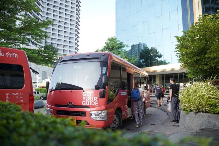 From Bangkok : Meklong Railway Market By Bus - Meeting at River City Bangkok