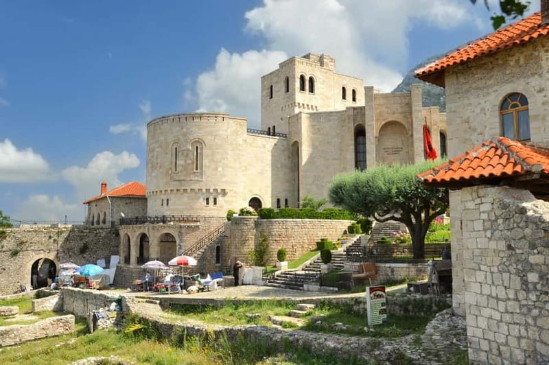 From Durres/Golem: Kruja Castle, Old Bazaar & Sari Salltik - Key points before you book
