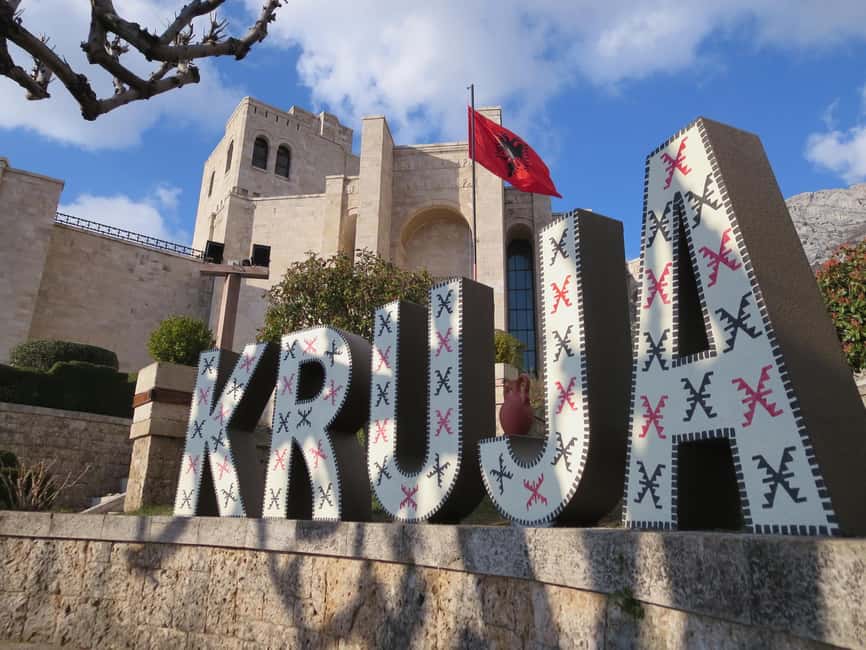 From Durres/Golem: Kruja Castle, Old Bazaar & Sari Salltik - What this day trip actually covers