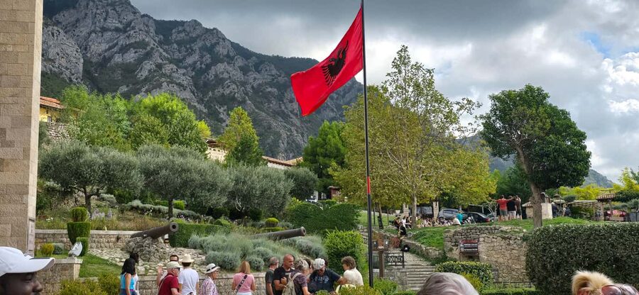 From Durrës: Kruja Half-Day Tour, Old Bazaar & Holy Mountain - Kruja Castle and the view below