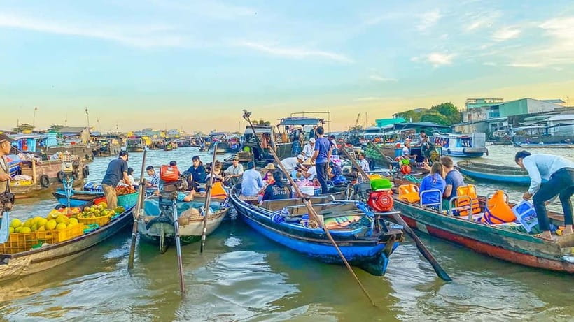 From HCM: Mekong Delta Can Tho Floating Market 2-Day Tour - Small canals, coconut candy, and the village stop