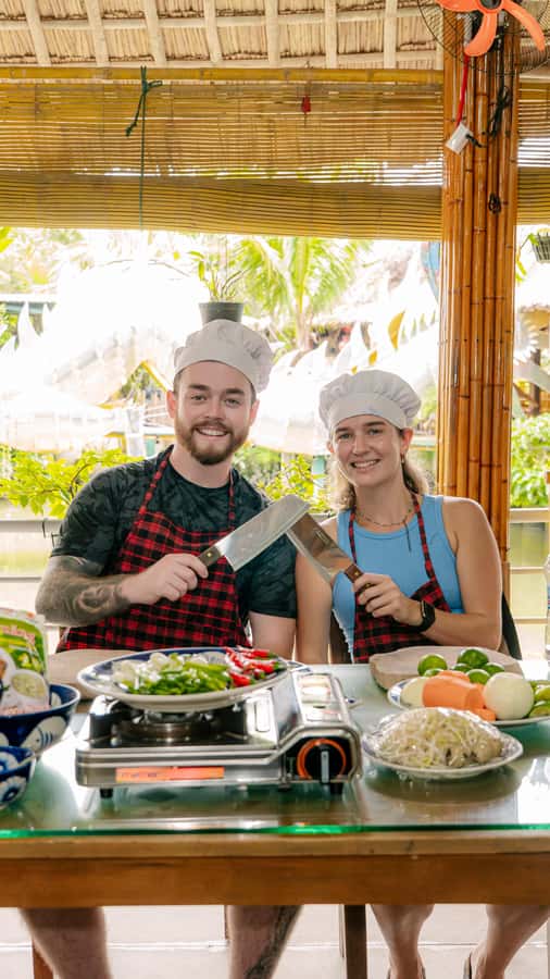 From Hoi An: Market Tour, Basket Boat Ride and Cooking Class - A three-part taste of Hoi An