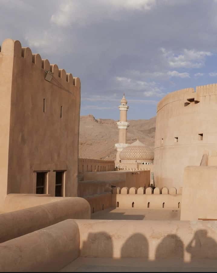 From Muscat: Nizwa Fort, Souq, falaj & Museum Full Day Tour - Nizwa Fort and the view from its massive tower
