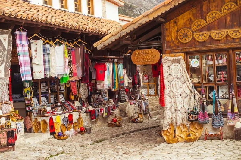From Tirana/Durres/Golem: Kruja Castle & Old Bazaar Tour. - Entering Kruja Castle after the bazaar