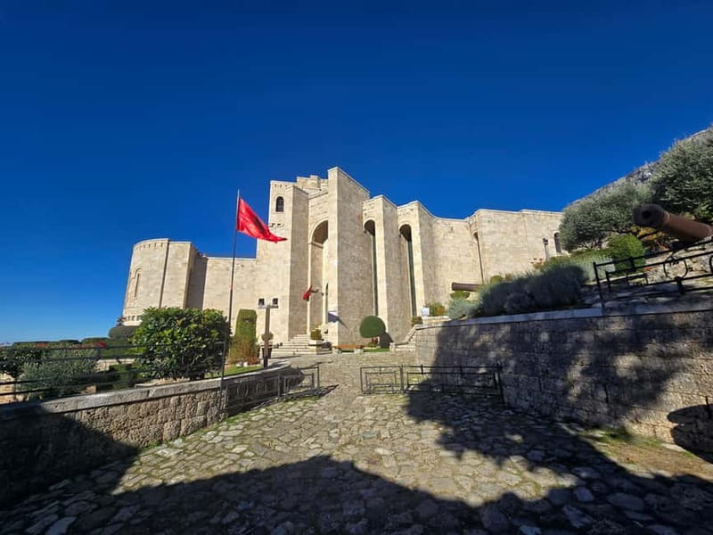 From Tirana/Golem/Durres: Kruja, Bazaar, Sari Salltik Tour - The highlights at a glance