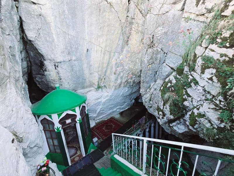 From Tirana/Golem/Durres: Kruja, Bazaar, Sari Salltik Tour - The climb to Sari Salltik Shrine