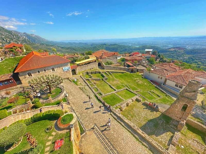 From Tirana: Kruja Castle, Old Bazaar & Sari Salltik View - Two hours and 15 minutes to eat, shop, and choose