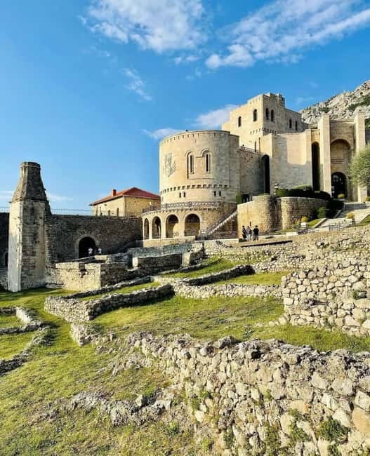 From Tirana/Shkoder: Kruja Castle, Old Bazaar, Sari Salltik - Pickup choices that make the tour practical
