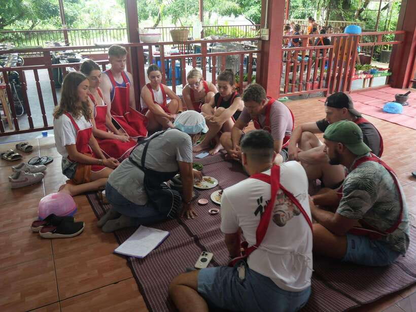 Full Day Thai Cooking Class in Organic Farm and Market - Cooking five or six dishes with a local chef