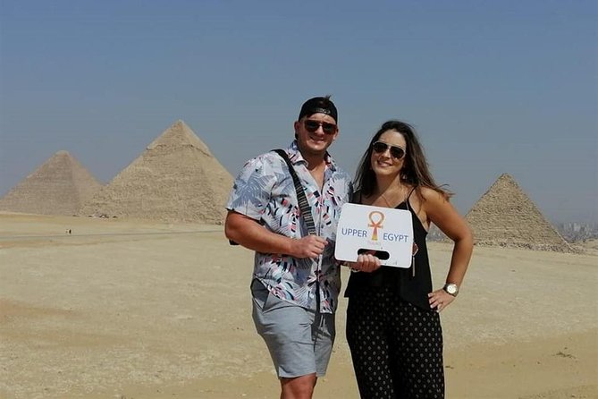 Full-day tour Giza pyramids and Egyptian Museum and bazaar, camel ride, Lunch - The Great Pyramid and Giza’s three royal monuments