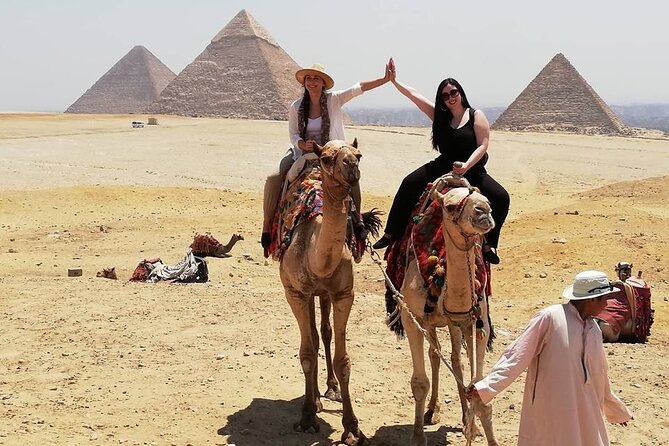 Giza Pyramids, Ride a Camel, Sphinx, Egyptian Museum& Bazaar, Lunch is included. - Thirty Minutes on a Camel Near the Pyramids