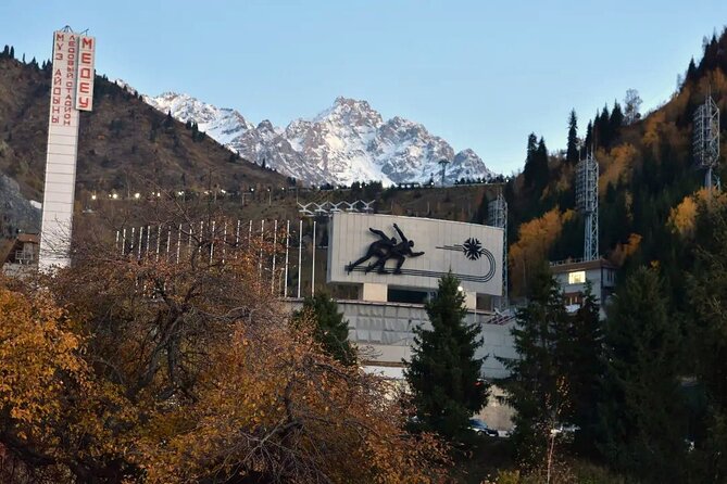 Group: Medeu, Shymbulak, Cathedral, 28's park, Market, Koktobe - Medeu at 1,691 meters